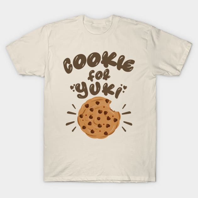 Cookie for Yuki T-Shirt by Worldengine